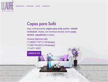 Tablet Screenshot of capasparasofa.com.br